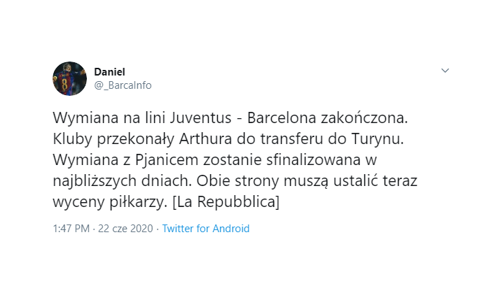 DOGADANE! Wymiana na linii Barca-Juve ZAKOŃCZONA